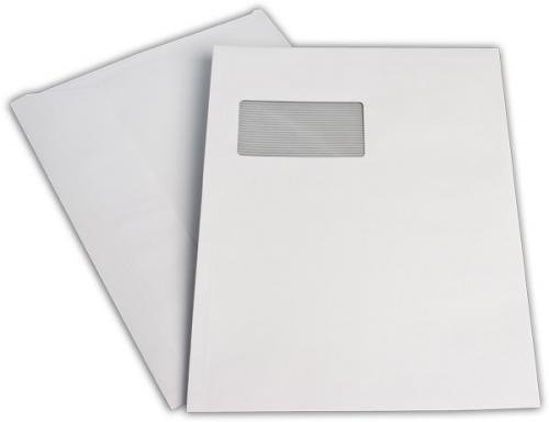 Briefumschlag C4 mit Fenster links - Elco Premium