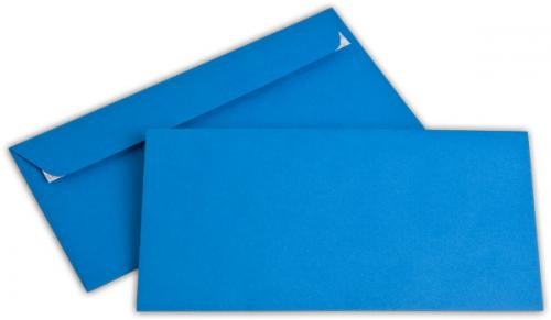 Briefumschlag C6/5 königs-blau ohne Fenster - Elco...