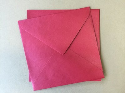 farbige Briefumschläge 17x17cm ohne Fenster jupiter - Stardream (Metallic)