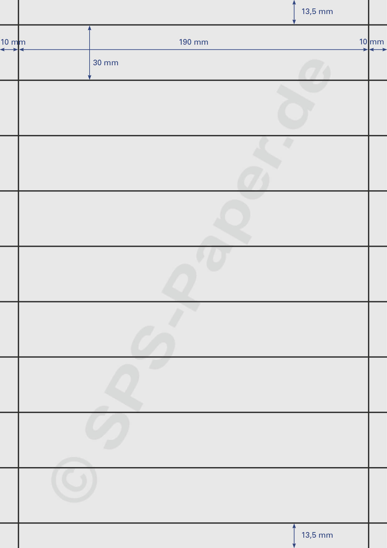 LEMAX Papierstreifen – Weiß, 7x500 Mm, 100 Stück, Individuell Beschriftbar