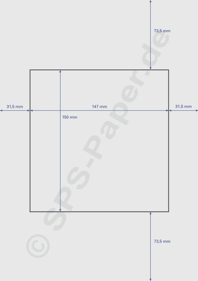 Papier A4 perforiert - 1 Etikett 147x150mm - weiss & farbig