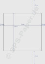 Papier A4 perforiert - 1 Quadrat 175x175mm - weiss &...