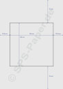 Papier A4 perforiert - 1 Quadrat 145x145mm - weiss &...