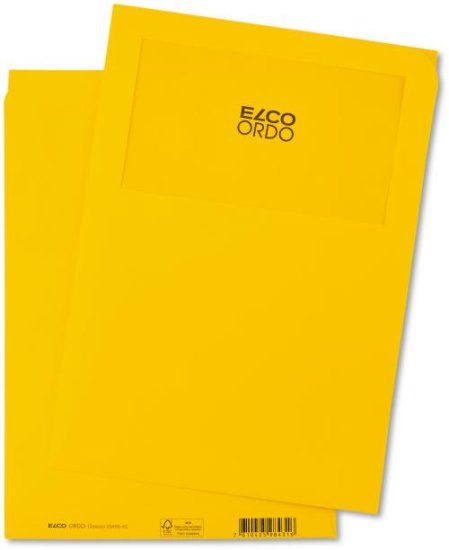 Angebotsmappe gold-gelb mit Fenster - Elco Ordo Classico
