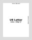 US Letter Papier - weiss 100g (100 Blatt)