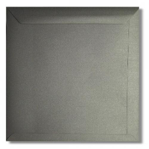 Briefumschläge quadratisch metallic silver 220x220mm - Glamour