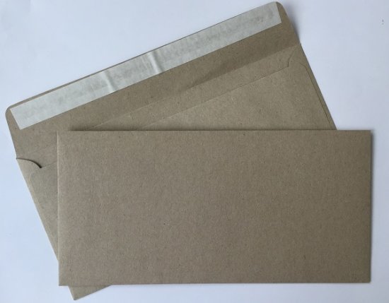 Briefumschlag DIN lang mit & ohne Fenster - Gobi - FSC® - Design Recycling Papier
