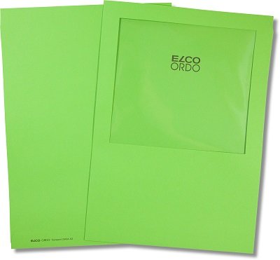 Angebotsmappe grün (intensiv) mit Sichtfenster - Elco Ordo Transport