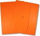 Angebotsmappe orange mit Klappe & Seitenfalten - Elco Ordo Forte
